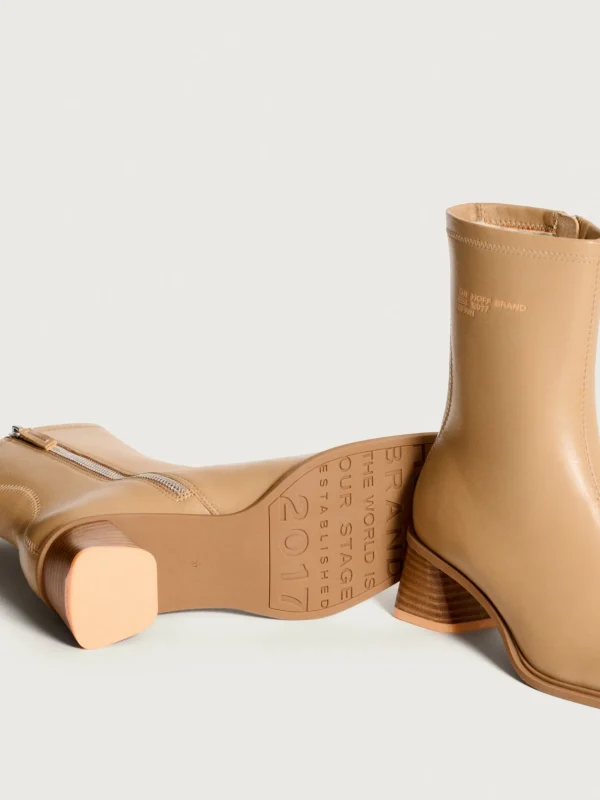 HOFF Boots and ankle boots | DATE BEIGE HEELED ANKLE BOOT