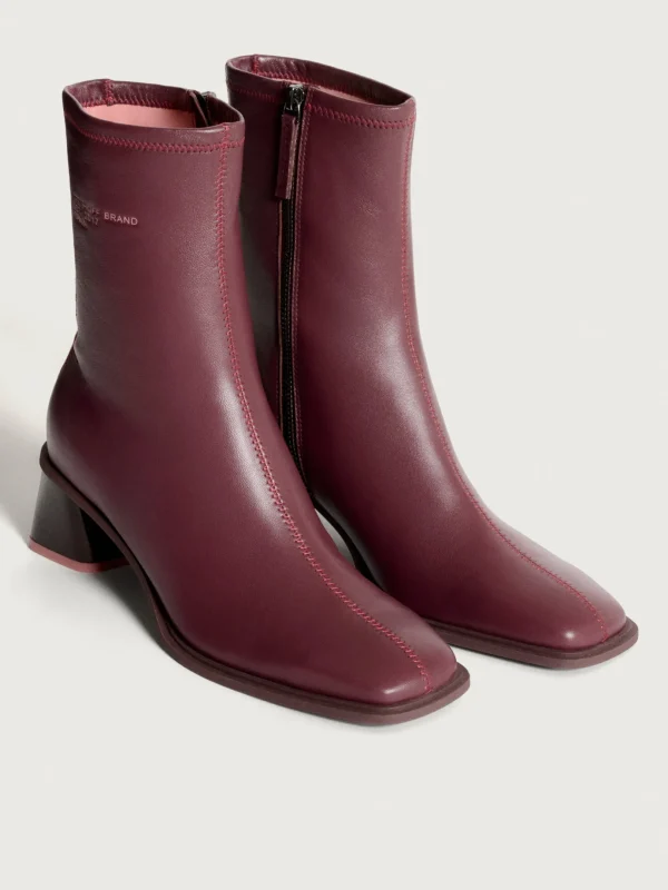 HOFF Boots and ankle boots | DATE BURGUNDY HEELED ANKLE BOOT