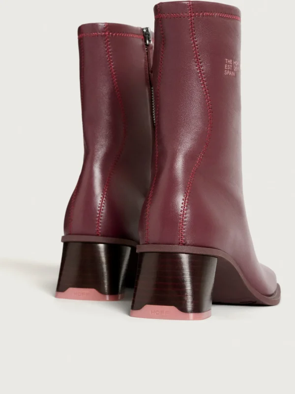 HOFF Boots and ankle boots | DATE BURGUNDY HEELED ANKLE BOOT