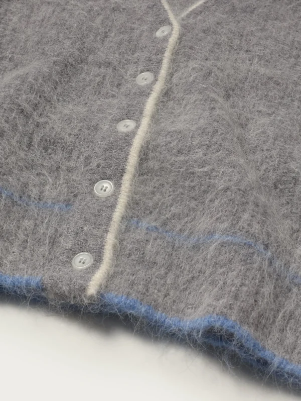 HOFF Knitwear | GRAY LOUIS CARDIGAN