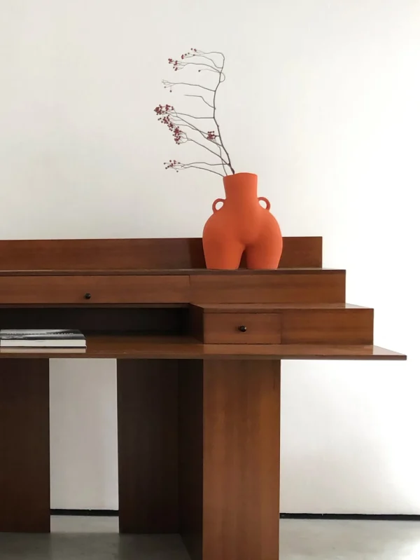 HOFF Deco | Deco | LOVE HANDLES VASE ORANGE