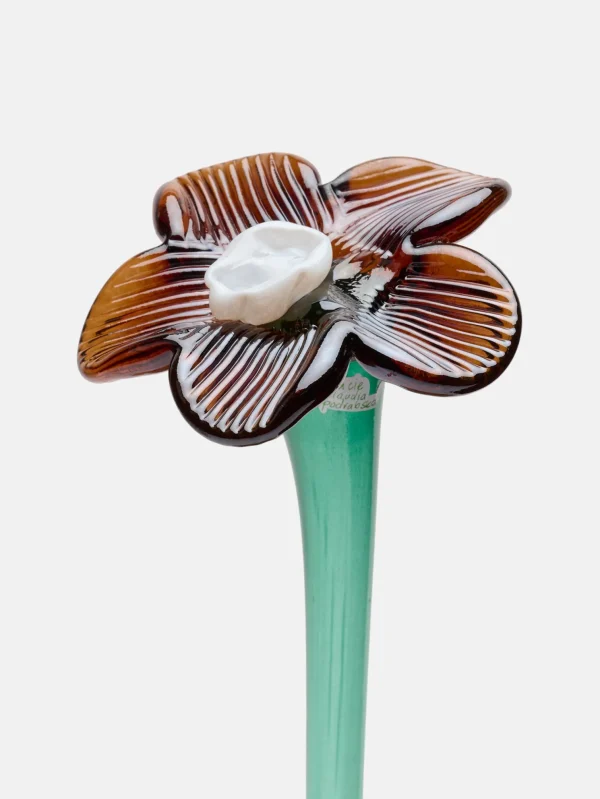 HOFF Deco | Deco | MOUTHBLOWN CRYSTAL FLOWER BROWN
