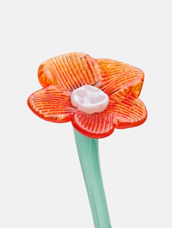 HOFF Deco | Deco | MOUTHBLOWN CRYSTAL FLOWER ORANGE