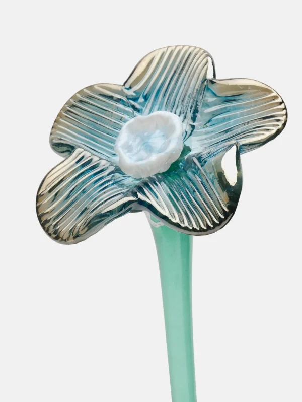 HOFF Deco | Deco | MOUTHBLOWN CRYSTAL FLOWER SILVER