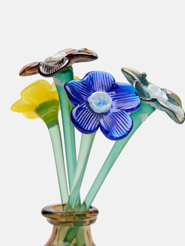 HOFF Deco | Deco | MOUTHBLOWN CRYSTAL FLOWER BROWN