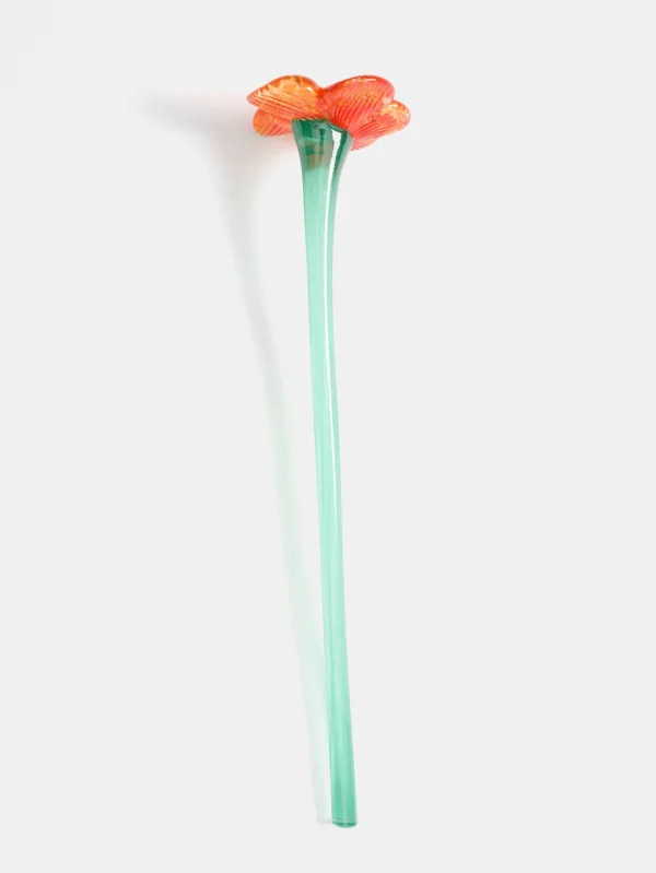HOFF Deco | Deco | MOUTHBLOWN CRYSTAL FLOWER ORANGE