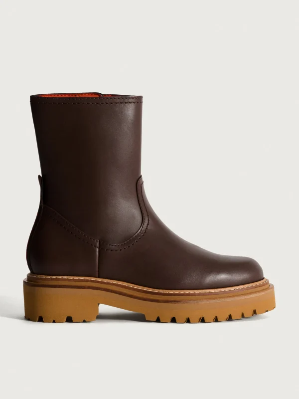 HOFF Boots and ankle boots | OFFICE BROWN LEATHER BOOT