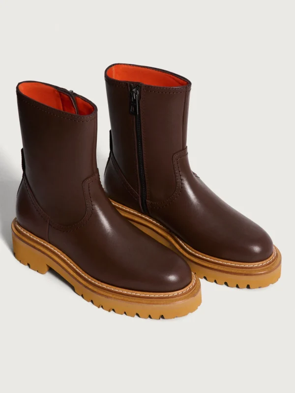 HOFF Boots and ankle boots | OFFICE BROWN LEATHER BOOT