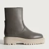HOFF Boots and ankle boots | OFFICE GRAY LEATHER BOOT