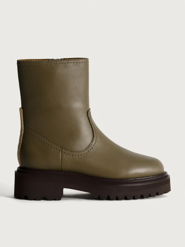 HOFF Boots and ankle boots | OFFICE GREEN LEATHER BOOT