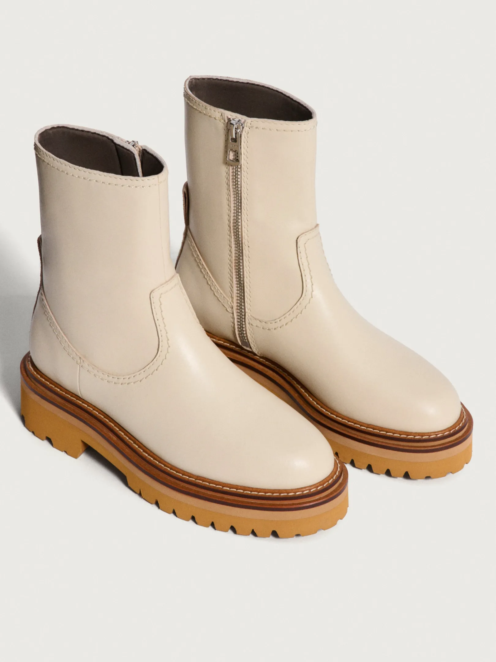office_off_white_leather__2.webp HOFF Boots and ankle boots | OFFICE OFF WHITE LEATHER BOOT